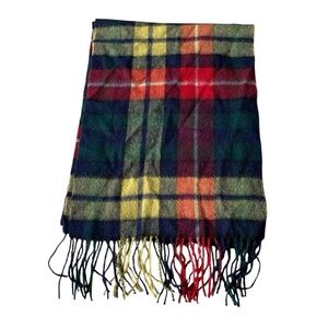 James Pringle Weavers Modern Buchanan Wool Plaid Scarf